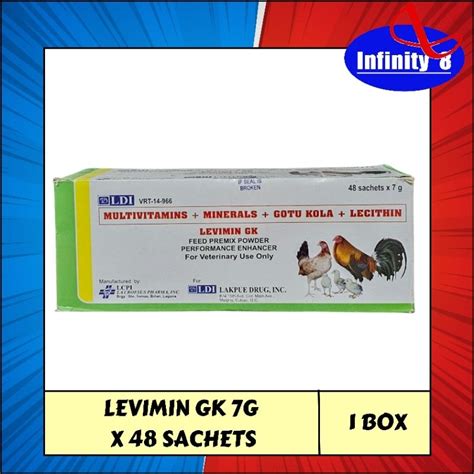 levimin gk|Levimin Gk 7g (48 Sachets) – gamefowlsupplement.com.